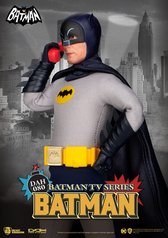 DC Comics Dynamic 8ction Heroes Action Figure 1/9 Batman TV Series Batman 24 cm 4711385240634