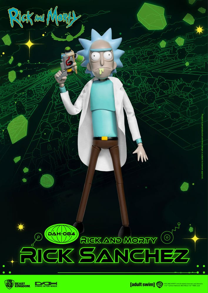 Rick and Morty Dynamic 8ction Heroes Action Figure 1/9 Rick Sanchez 23 cm 4711385241143