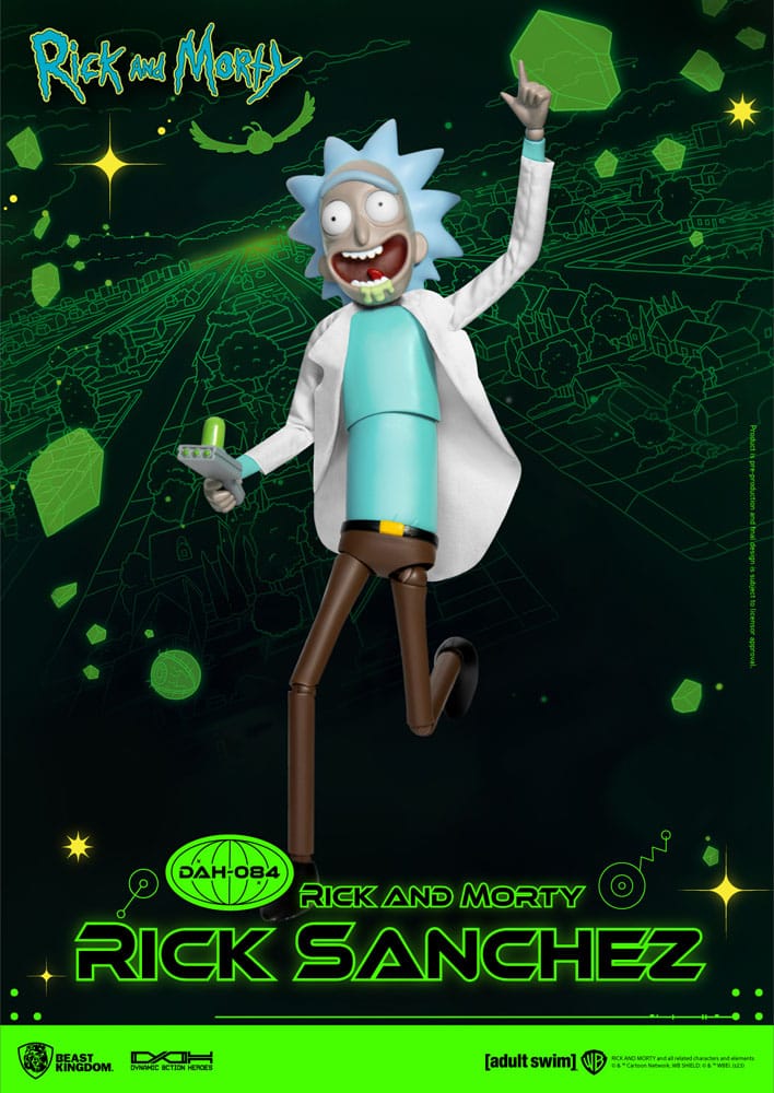 Rick and Morty Dynamic 8ction Heroes Action Figure 1/9 Rick Sanchez 23 cm 4711385241143