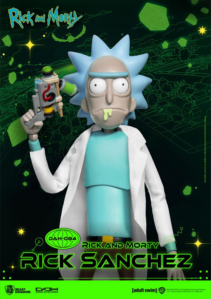 Rick and Morty Dynamic 8ction Heroes Action Figure 1/9 Rick Sanchez 23 cm 4711385241143