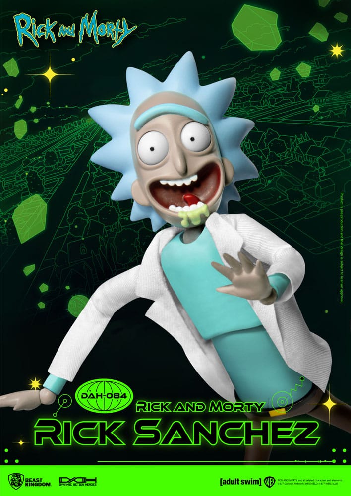 Rick and Morty Dynamic 8ction Heroes Action Figure 1/9 Rick Sanchez 23 cm 4711385241143