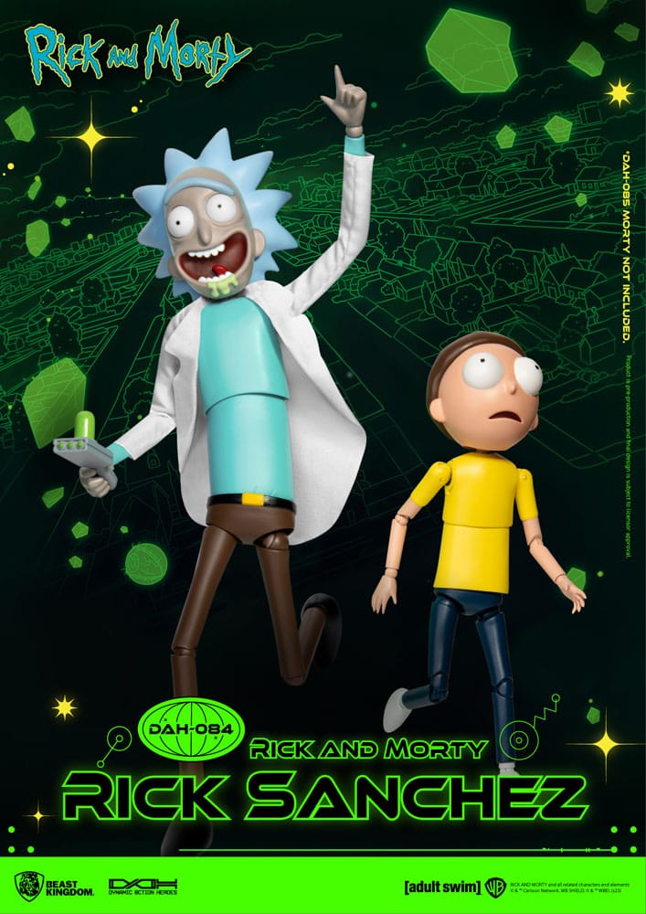 Rick and Morty Dynamic 8ction Heroes Action Figure 1/9 Rick Sanchez 23 cm 4711385241143