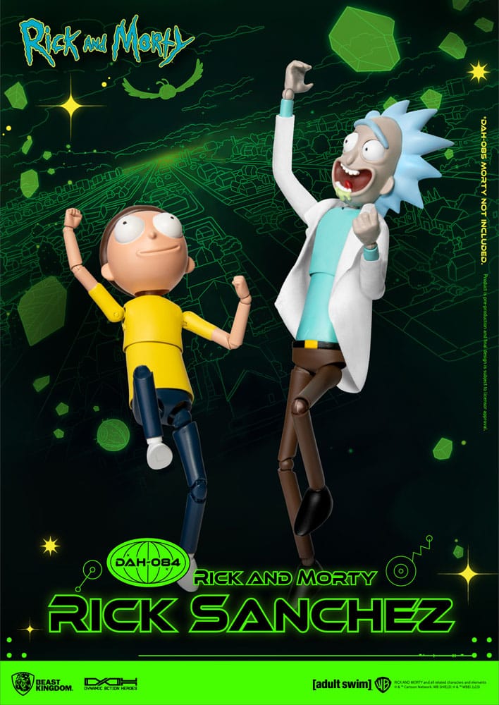 Rick and Morty Dynamic 8ction Heroes Action Figure 1/9 Rick Sanchez 23 cm 4711385241143