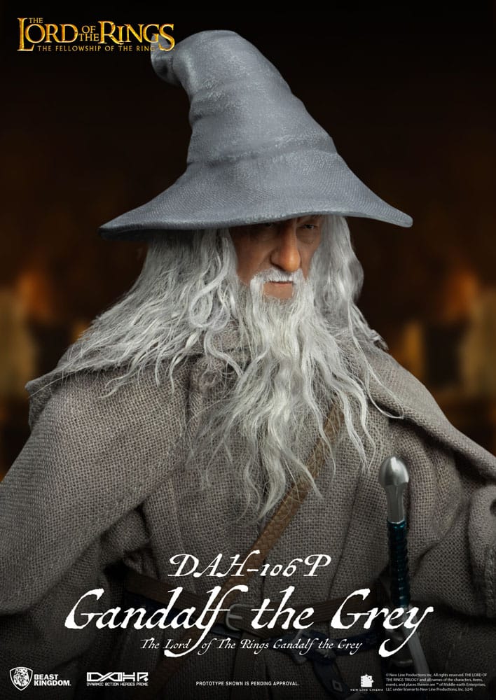 Lord of the Rings Dynamic 8ction Heroes Action Figure 1/9 Gandalf the Grey 21 cm 4711385242218