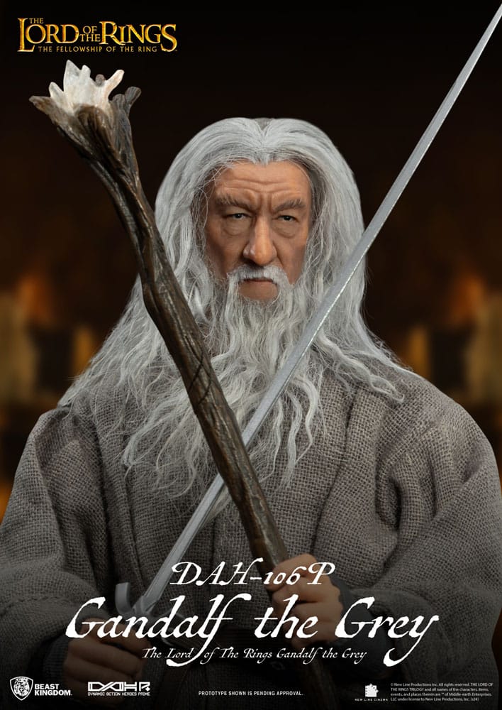 Lord of the Rings Dynamic 8ction Heroes Action Figure 1/9 Gandalf the Grey 21 cm 4711385242218