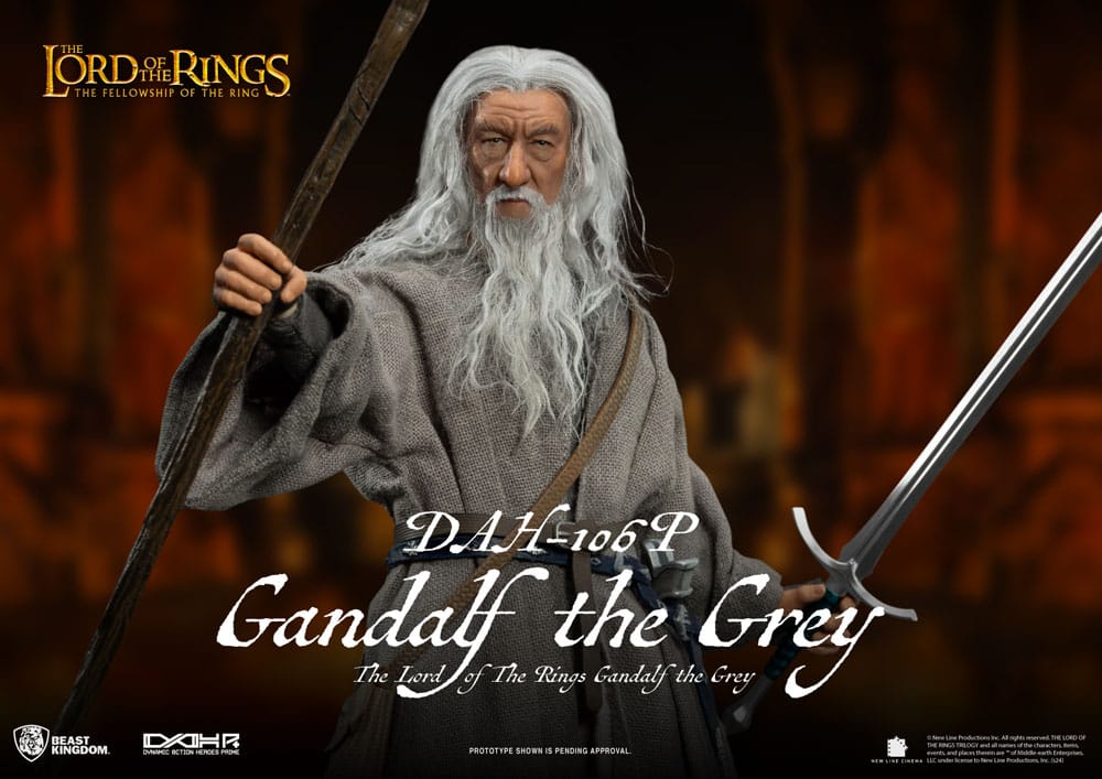 Lord of the Rings Dynamic 8ction Heroes Action Figure 1/9 Gandalf the Grey 21 cm 4711385242218