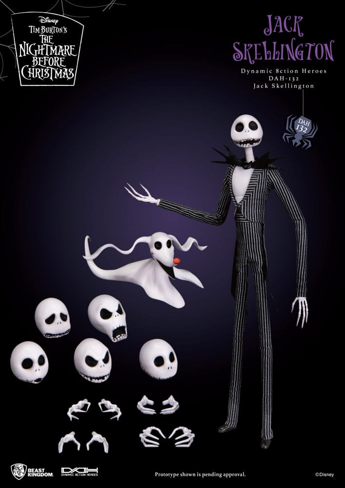 Nightmare before Christmas Dynamic 8ction Heroes Action Figure 1/9 Jack 21 cm 4711385250480