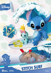 Disney Summer Series D-Stage PVC Diorama Stitch Surf 15 cm 4711385241327