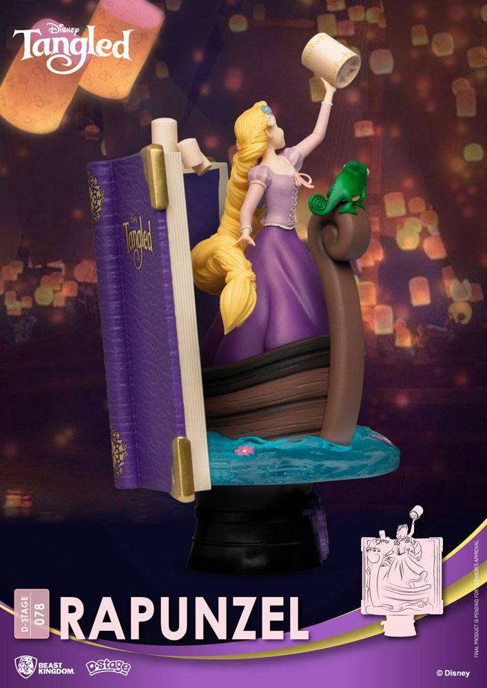 Disney Story Book Series D-Stage PVC Diorama Rapunzel 15 cm 4711061146045