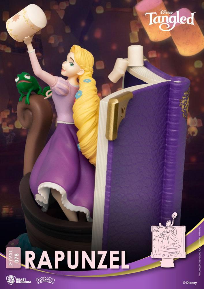 Disney Story Book Series D-Stage PVC Diorama Rapunzel 15 Cm - Amuzzi