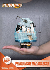 Penguins of Madagascar D-Stage PVC Diorama Skipper, Kowalski, Private & Rico 14 cm 4711203444442