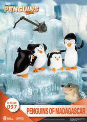 Penguins of Madagascar D-Stage PVC Diorama Skipper, Kowalski, Private & Rico 14 cm 4711203444442