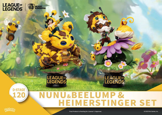 League of Legends D-Stage PVC Diorama Set Nunu & Beelump & Heimerstinger 16 cm 4711203452812