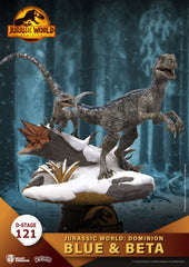 Jurassic World: Dominion D-Stage PVC Diorama Blue & Beta 13 cm reproduction 4711203451433