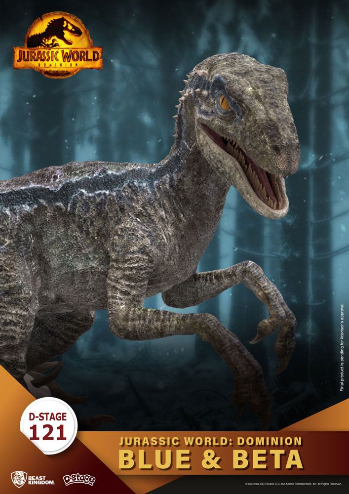 Jurassic World: Dominion D-Stage PVC Diorama Blue & Beta 13 cm reproduction 4711203451433