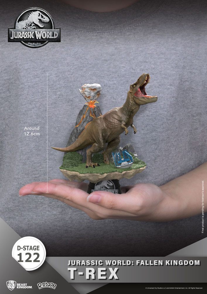 Jurassic World: Fallen Kingdom D-Stage PVC Diorama T-Rex 13 cm reproduction 4711203451440