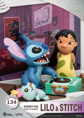 Disney 100 Years of Wonder D-Stage PVC Diorama Lilo & Stitch 10 cm 4711385240504