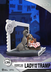 Disney 100th Anniversary D-Stage PVC Diorama Lady And The Tramp 12 cm 4711203453949