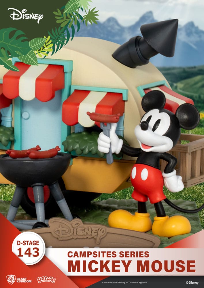 Disney D-Stage Campsite Series PVC Diorama Mickey Mouse 10 cm 4711385240351