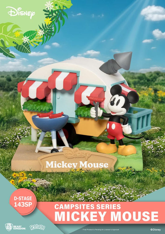 Disney D-Stage Campsite Series PVC Diorama Mickey Mouse Special Edition 10 cm 4711385241556