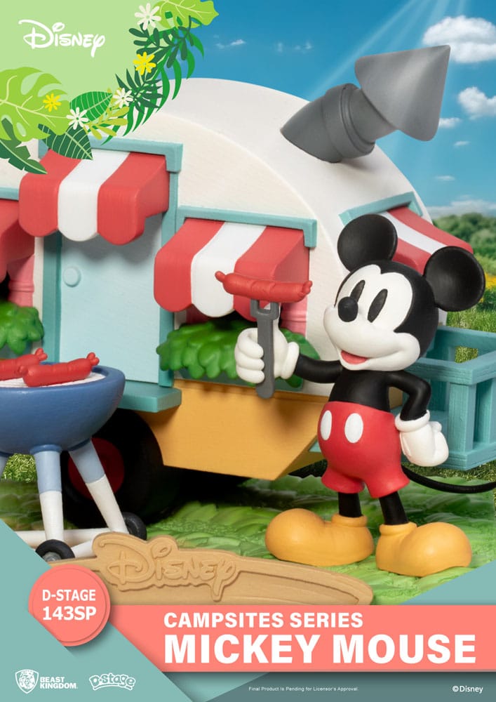 Disney D-Stage Campsite Series PVC Diorama Mickey Mouse Special Edition 10 cm 4711385241556