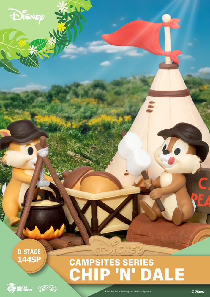 Disney D-Stage Campsite Series PVC Diorama Chip & Dale Special Edition 10 cm 4711385241563