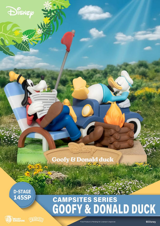 Disney D-Stage Campsite Series PVC Diorama Goofy & Donald Duck Special Edition 10 cm 4711385241570