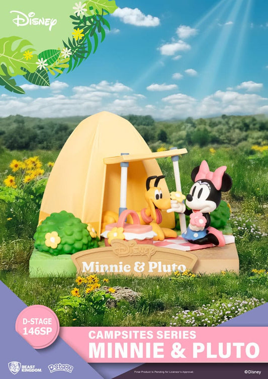 Disney D-Stage Campsite Series PVC Diorama Mini & Pluto Special Edition 10 cm 4711385241587
