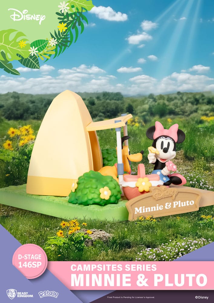 Disney D-Stage Campsite Series PVC Diorama Mini & Pluto Special Edition 10 cm 4711385241587