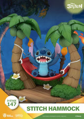 Lilo & Stitch D-Stage PVC Diorama Stitch Hammock 13 cm 4711385247855