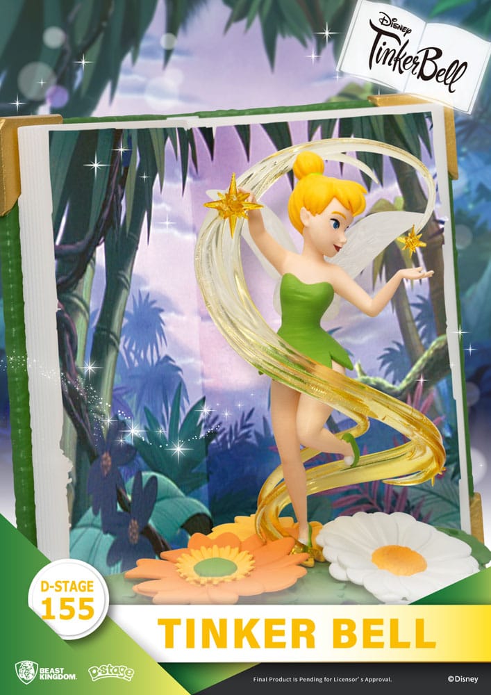 Peter Pan Book Series D-Stage PVC Diorama Tinker Bell 15 cm 4711385243970