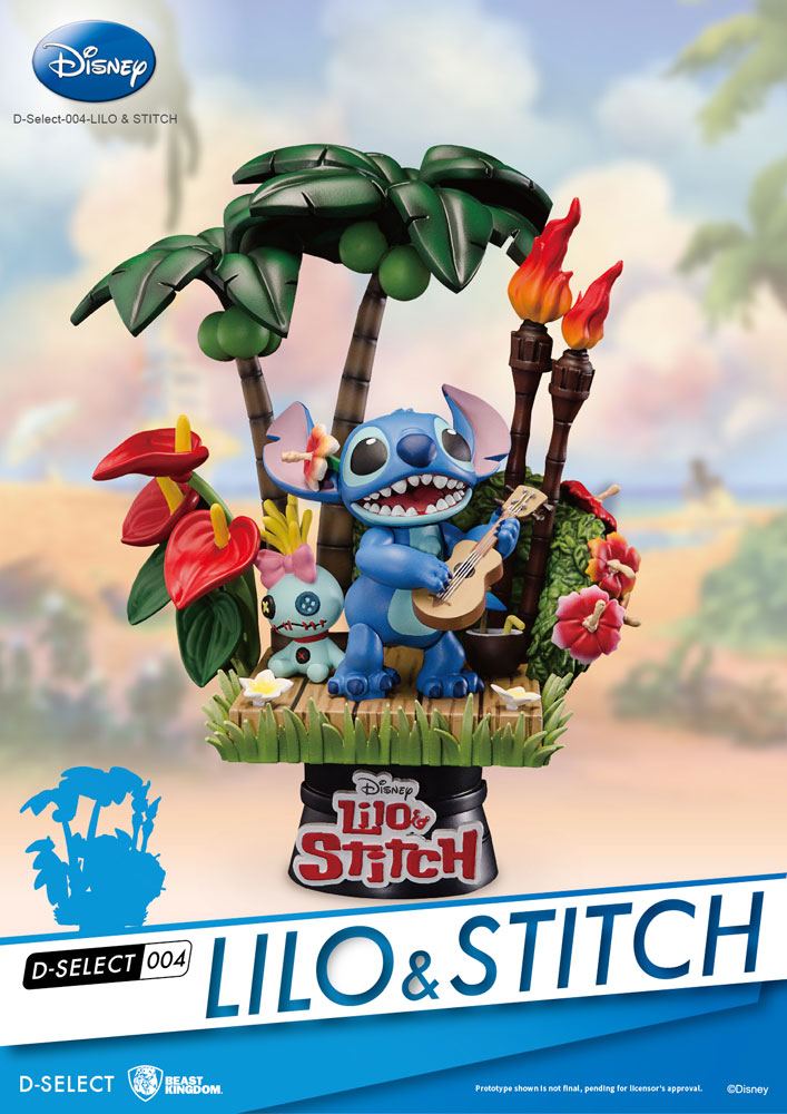 Disney D-Stage PVC Diorama Stitch 14 cm 4711385243338