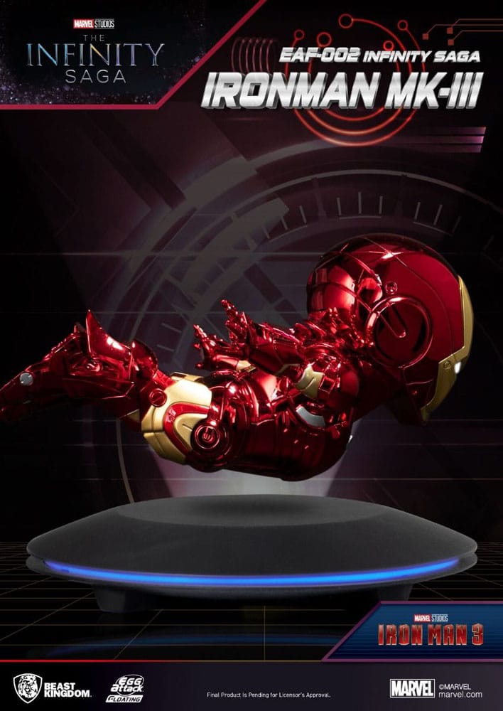 Iron Man 3 Egg Attack Floating Model Iron Man Mark III 16 cm 4711385245097