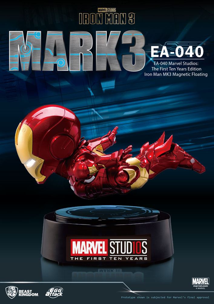 Iron Man 3 Egg Attack Floating Model Iron Man Mark III 16 cm 4711385245097