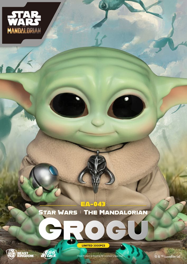 Star Wars: The Mandalorian Egg Attack Statue Grogu 18 cm 4711203440956