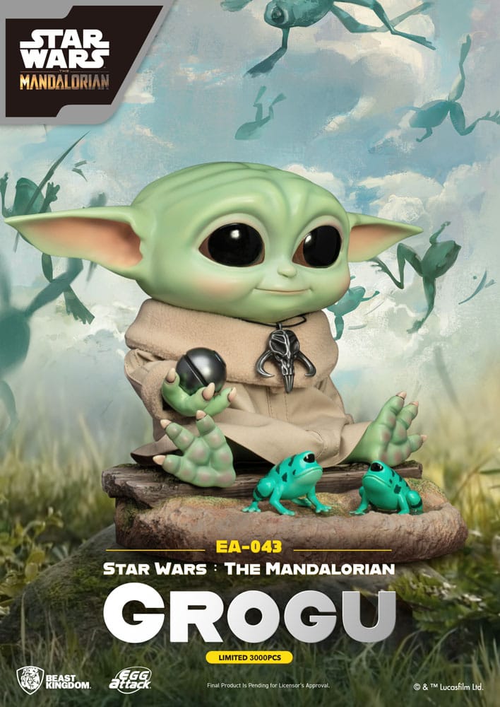 Star Wars: The Mandalorian Egg Attack Statue Grogu 18 cm 4711203440956