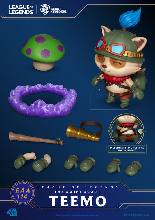 League of Legends Egg Attack Figure The Swift Scout Teemo 12 cm 4711203454588