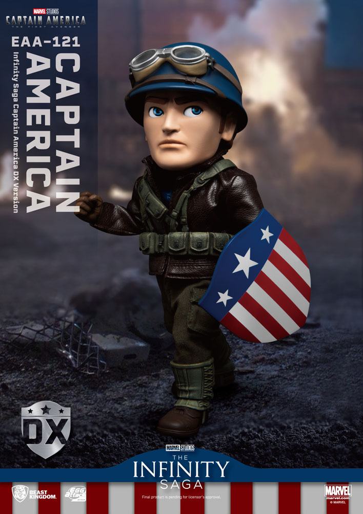 Captain America: The First Avenger Egg Attack Action Action Figure Captain America DX Version 17 cm 4711061151148