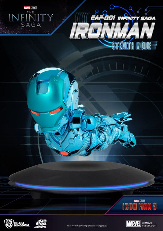 Marvel Egg Attack Floating Figure The Infinity Saga Ironman Stealth Mode 16 cm 4711385242171