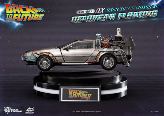 Back to the Future Egg Attack Floating Statue Back to the Future II DeLorean Deluxe Version heo EU Exclusive 20 cm 4711385243116