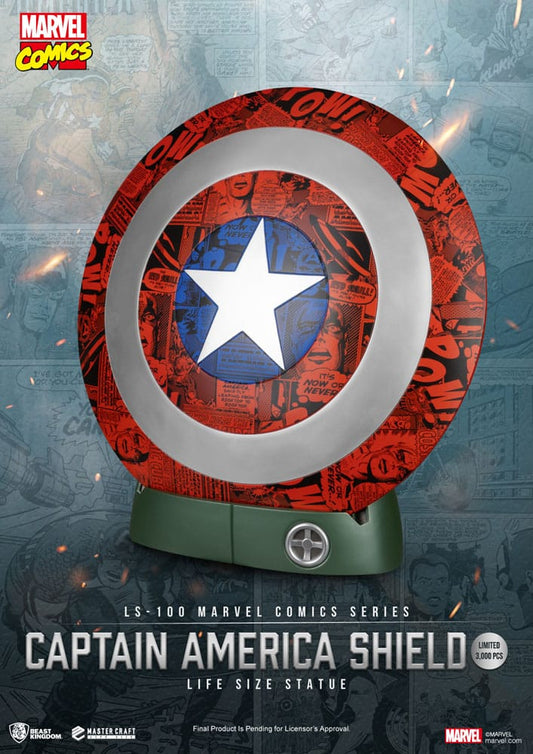 Marvel Comics PVC Captain America Shield Life Size Statue 64 cm 4711385245820