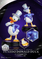 Disney 100th Master Craft Statue Tuxedo Donald Duck (Platinum Ver.) 4711203454946