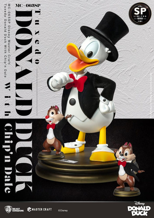 Disney 100th Master Craft Statue Tuxedo Donald Duck (Chip'n und Dale) 40 cm 4711385244700