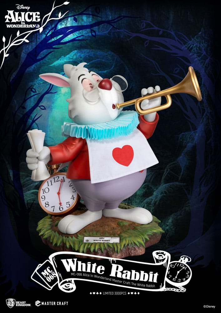 Alice In Wonderland Master Craft Statue The White Rabbit 36 cm 4711203456254