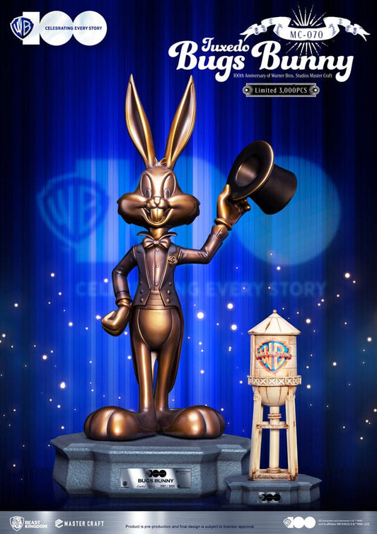 Looney Tunes 100th anniversary of Warner Bros. Studios Master Craft Statue Bugs Bunny 46 cm 4711203456278