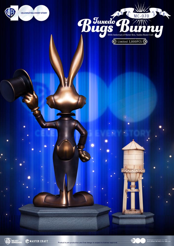 Looney Tunes 100th anniversary of Warner Bros. Studios Master Craft Statue Bugs Bunny 46 cm 4711203456278