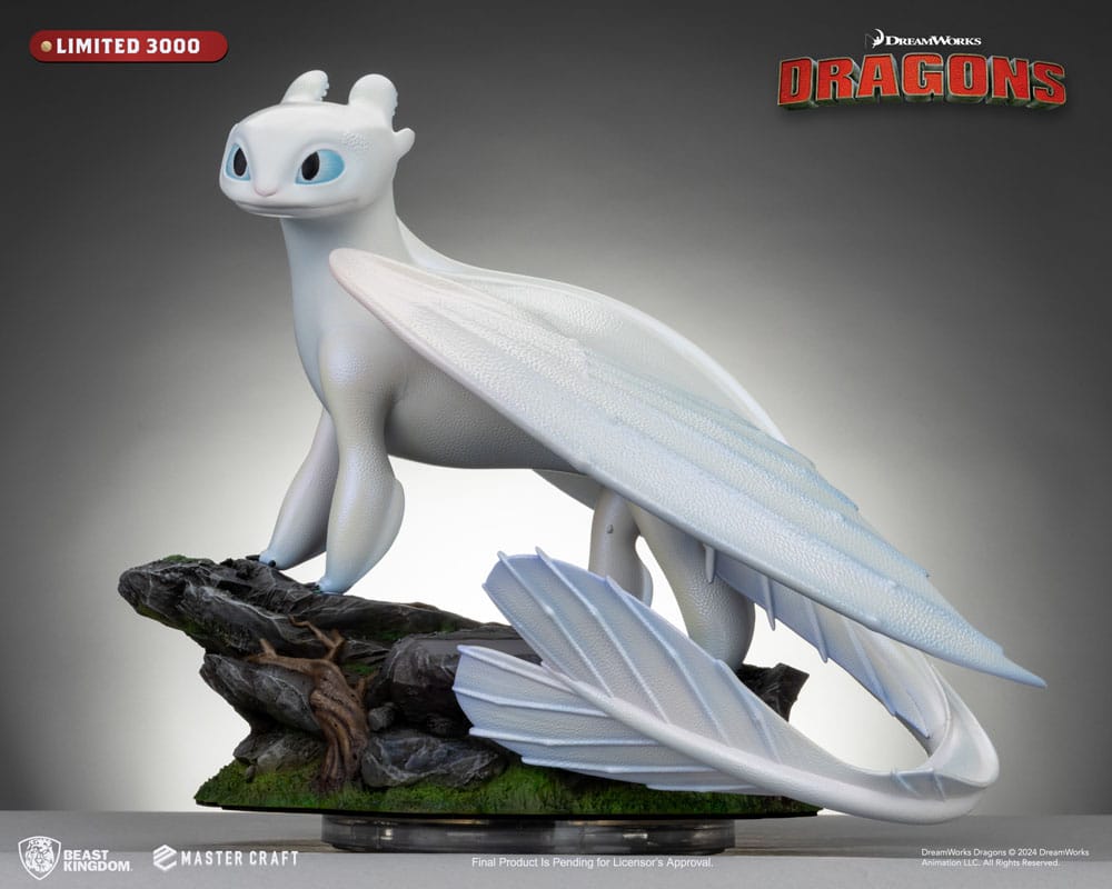 How To Train Your Dragon 3 Master Craft Statue Light Fury 29 cm 4711385247541