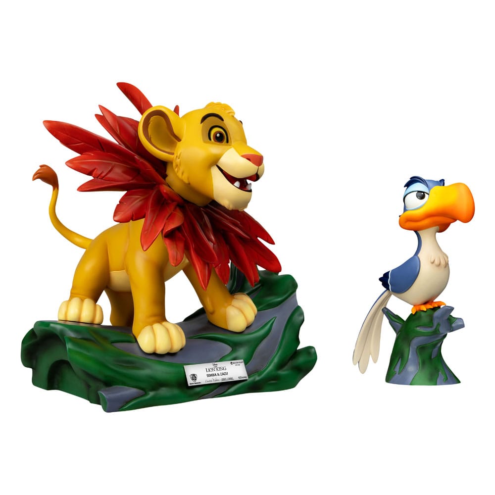 Disney Master Craft Statues 2-Pack The Lion King Little Simba & Zazu 31 cm 4711385250077