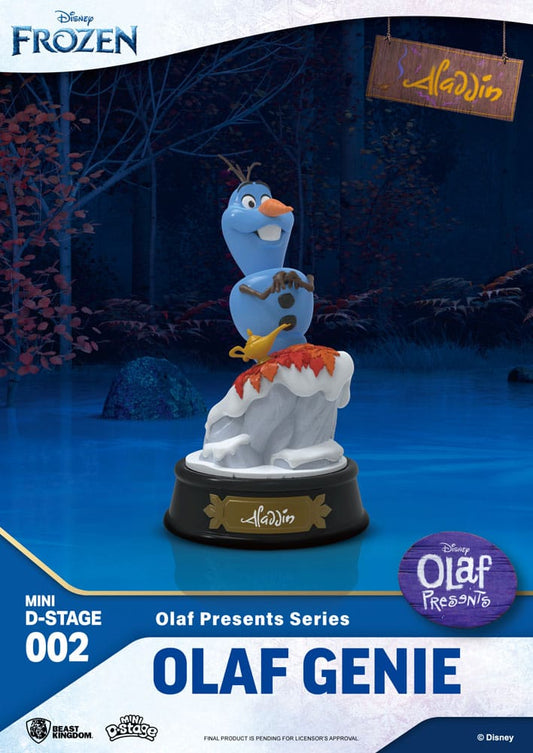 Frozen Mini Diorama Stage PVC Statue Olaf Presents Olaf Genie 12 cm 4711203451693