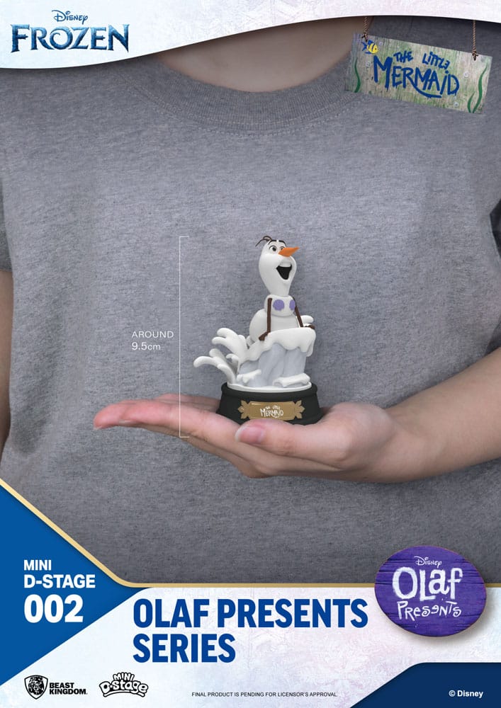 Frozen Mini Diorama Stage PVC Statue Olaf Presents Olaf Genie 12 cm 4711203451693